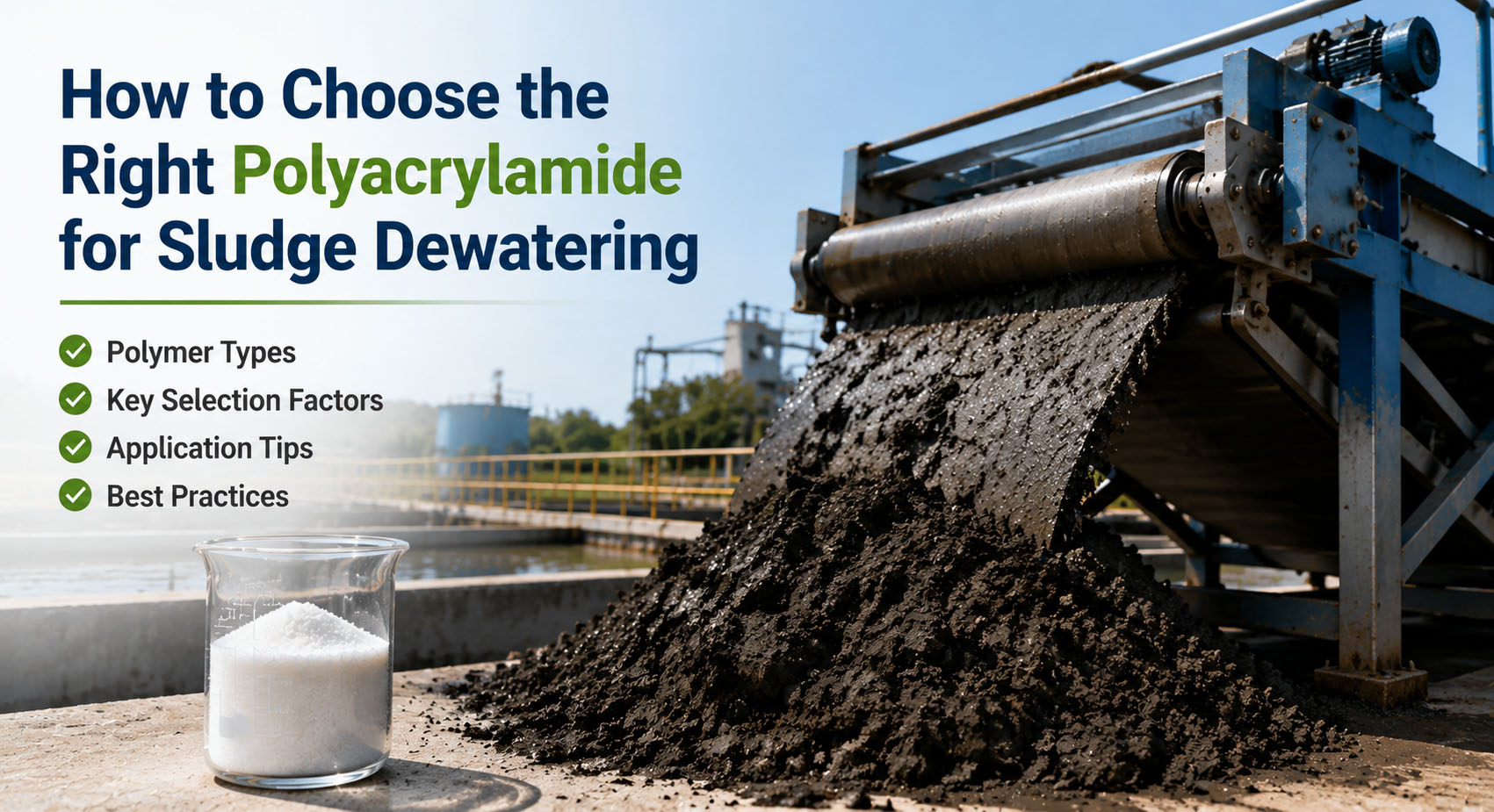How to Choose the Right Polyacrylamide for Sludge Dewatering